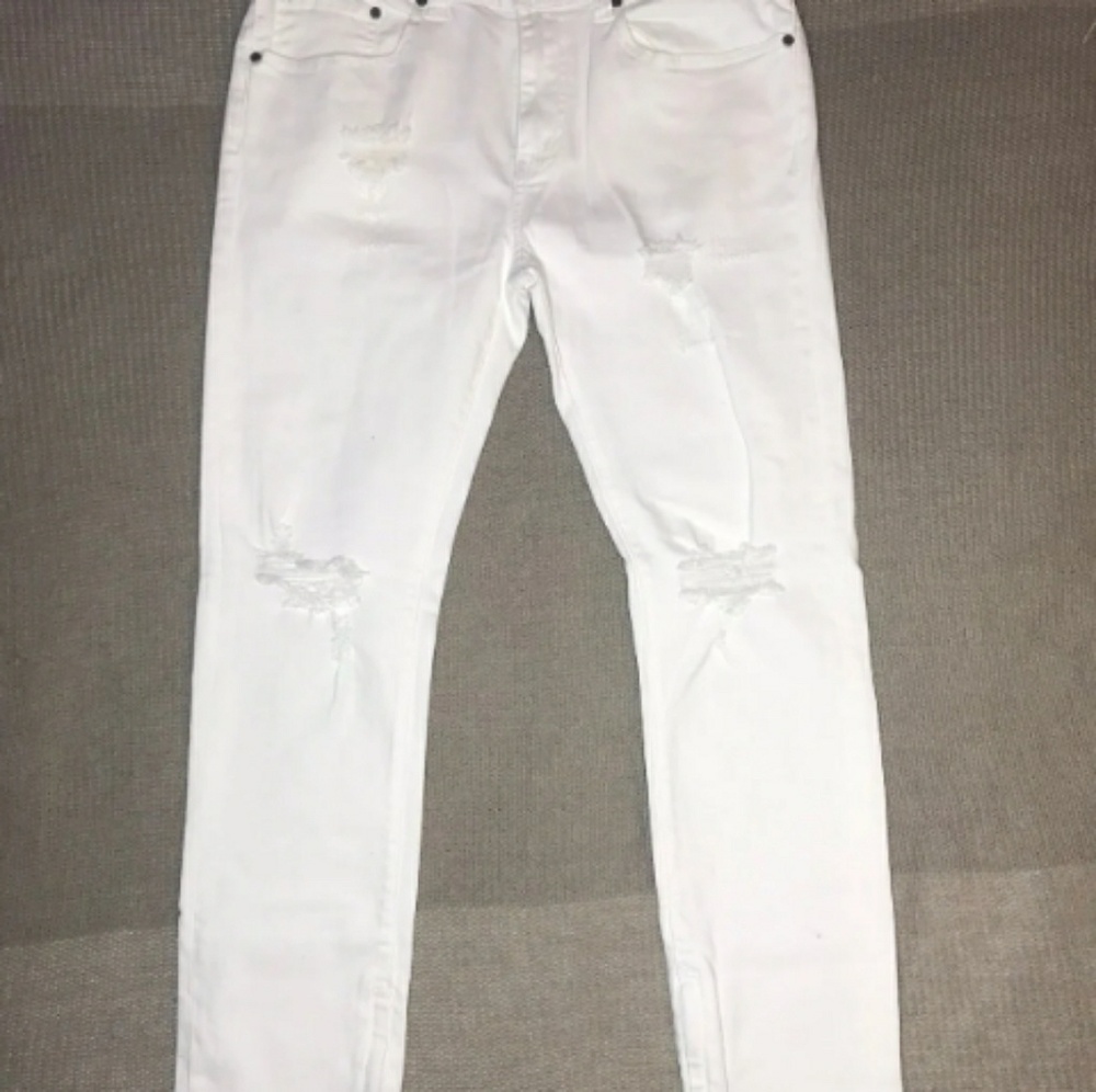 Mens Skinny Ripped Jeans